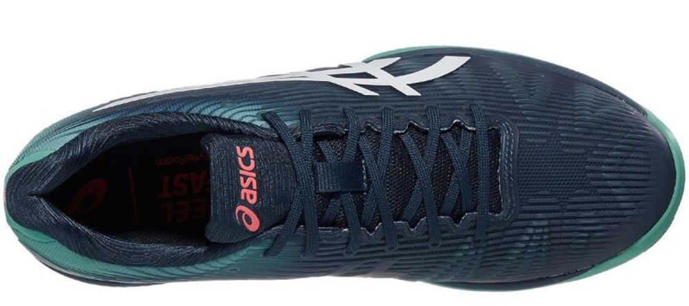 Мужские кроссовки теннисные Asics Solution Speed FF Clay - mako blue/white