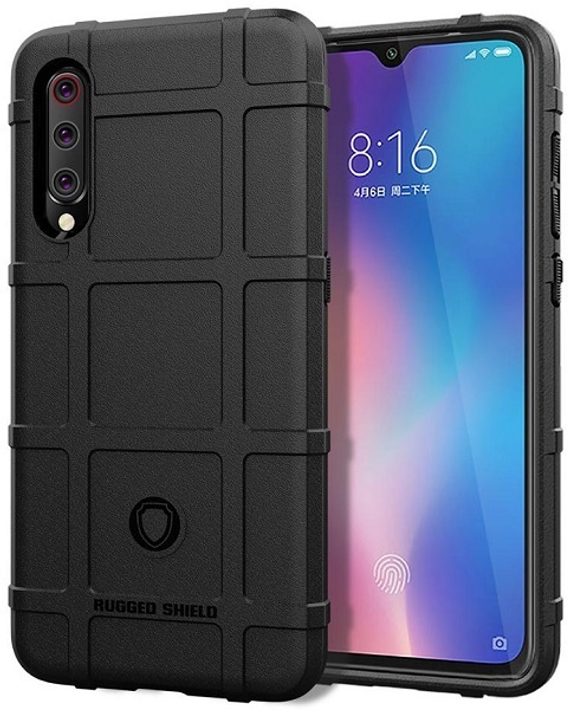 Чехол для Xiaomi Mi 9 (9 Pro 5G) цвет Black (черный), серия Armor от Caseport