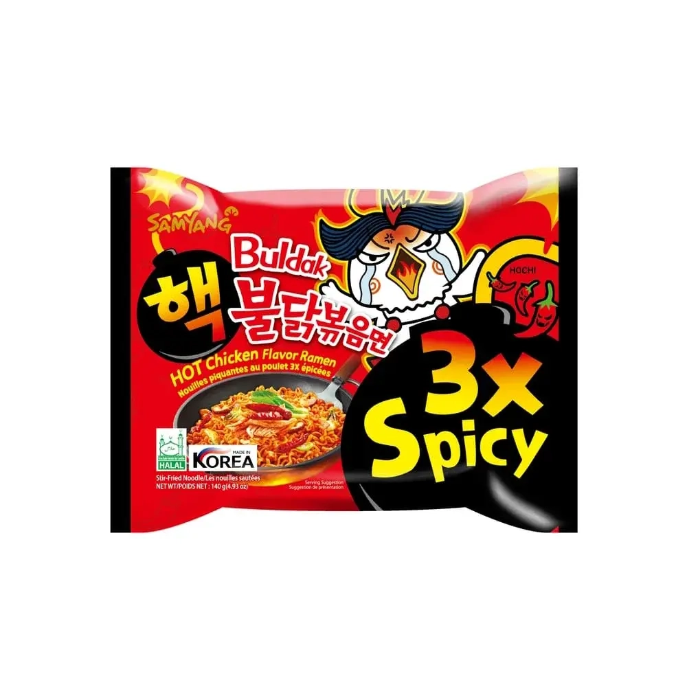 Лапша б/п Samyang Hot Chicken Flavor Ramen 3 х Spicy