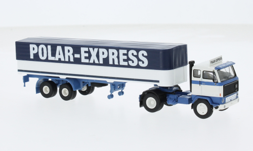 Грузовик Volvo F 89 с полуприцепом, Polar Express 1972, 1:87
