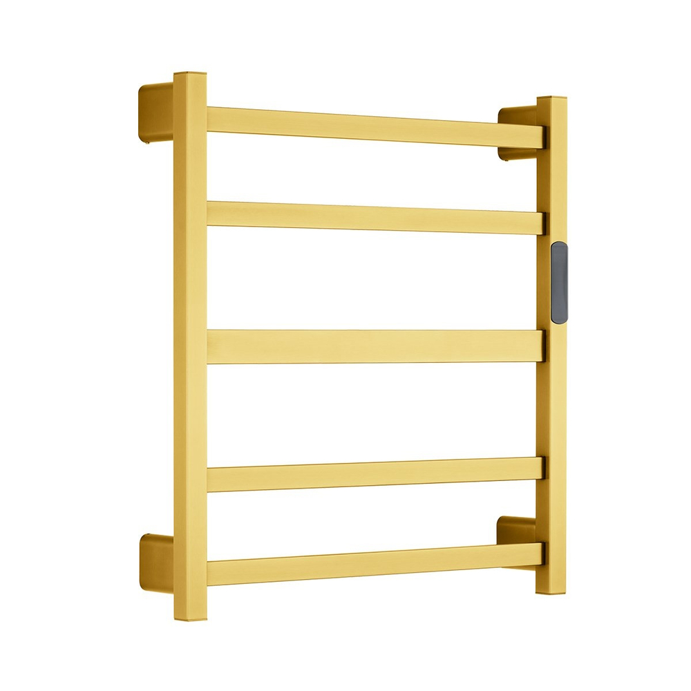 Полотенцесушитель электрический RAGLO R350.02.03 настенный сенсорный с терморегулятором, сатин золотой