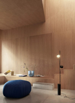 Торшер MUUTO сталь/пластик/black 95х1362h коллекция Post