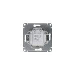 GLOSSA 1-клавишный ВЫКЛЮЧАТЕЛЬ с подсветкой, сх.1а, 10AX, механизм, ПЛАТИНА