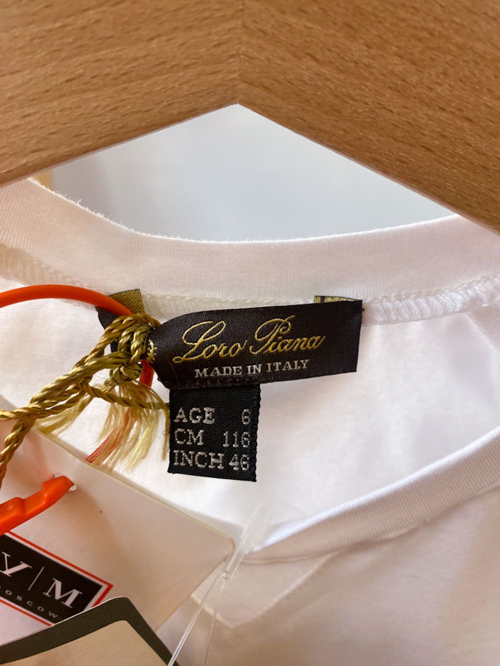 Новая хлопковая футболка Loro Piana, 116