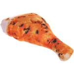 Игрушка для щенков, собак мелких и средних пород «Куриная ножка», с пищалкой, 15*11см (лейбл)