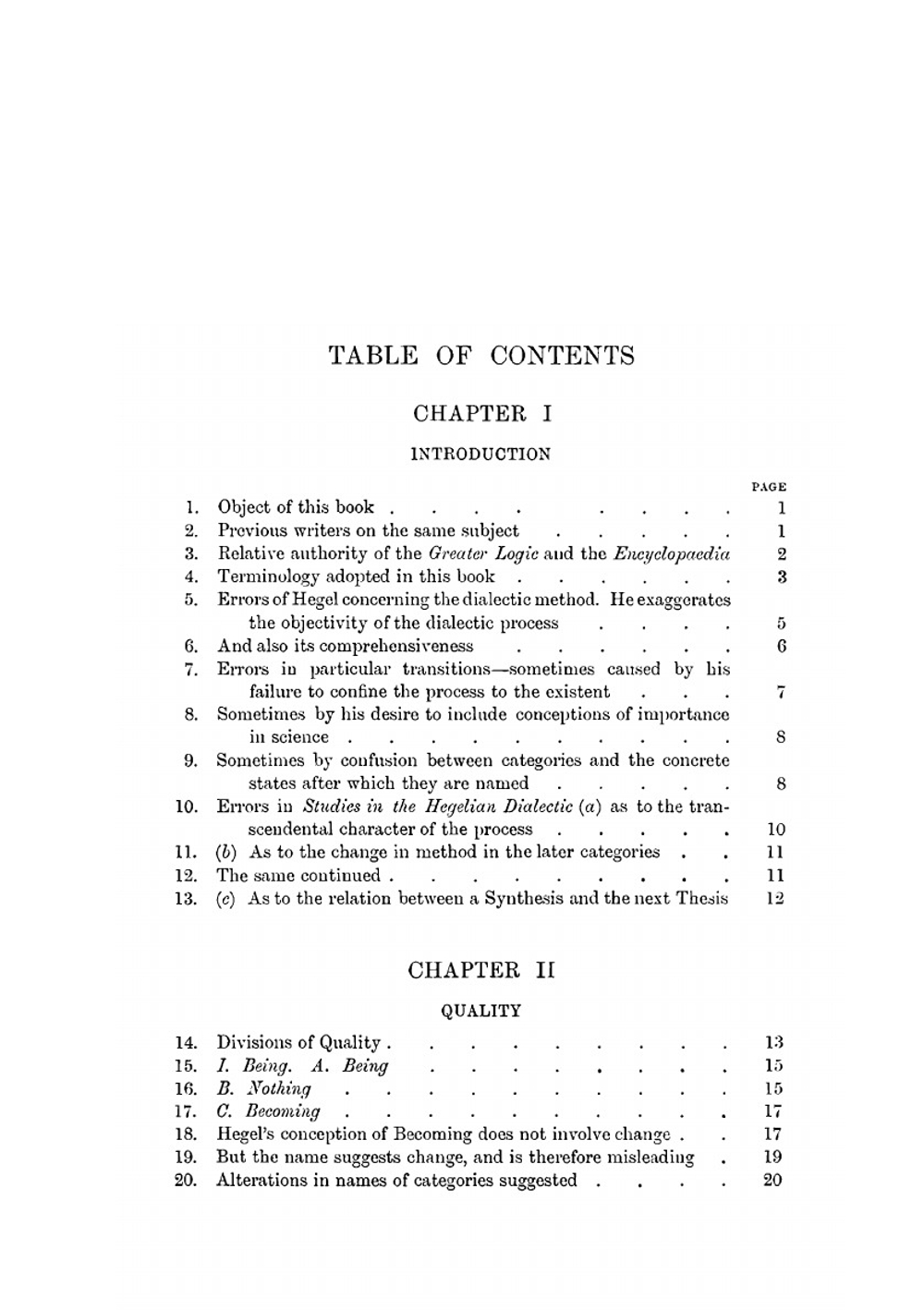 A commentary on Hegel's logic | J.M. E. McTaggart