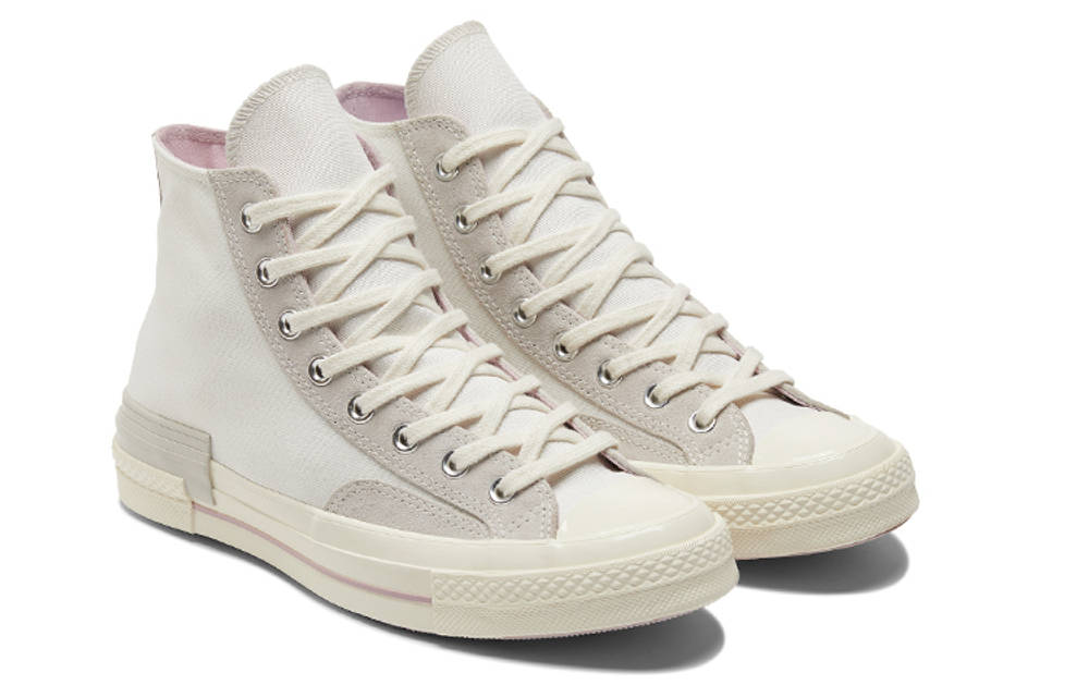 Converse 1770s chuck taylor all star 1970s Wear-resistant lightweight high canvas shoes with same rice ash