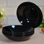 Набор тарелок суповых 6шт 20см "Norma nero" Prima Collection