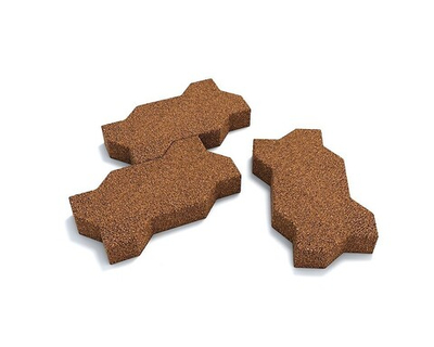 Брусчатка "Волна" 26х13х4 см Оранжевая