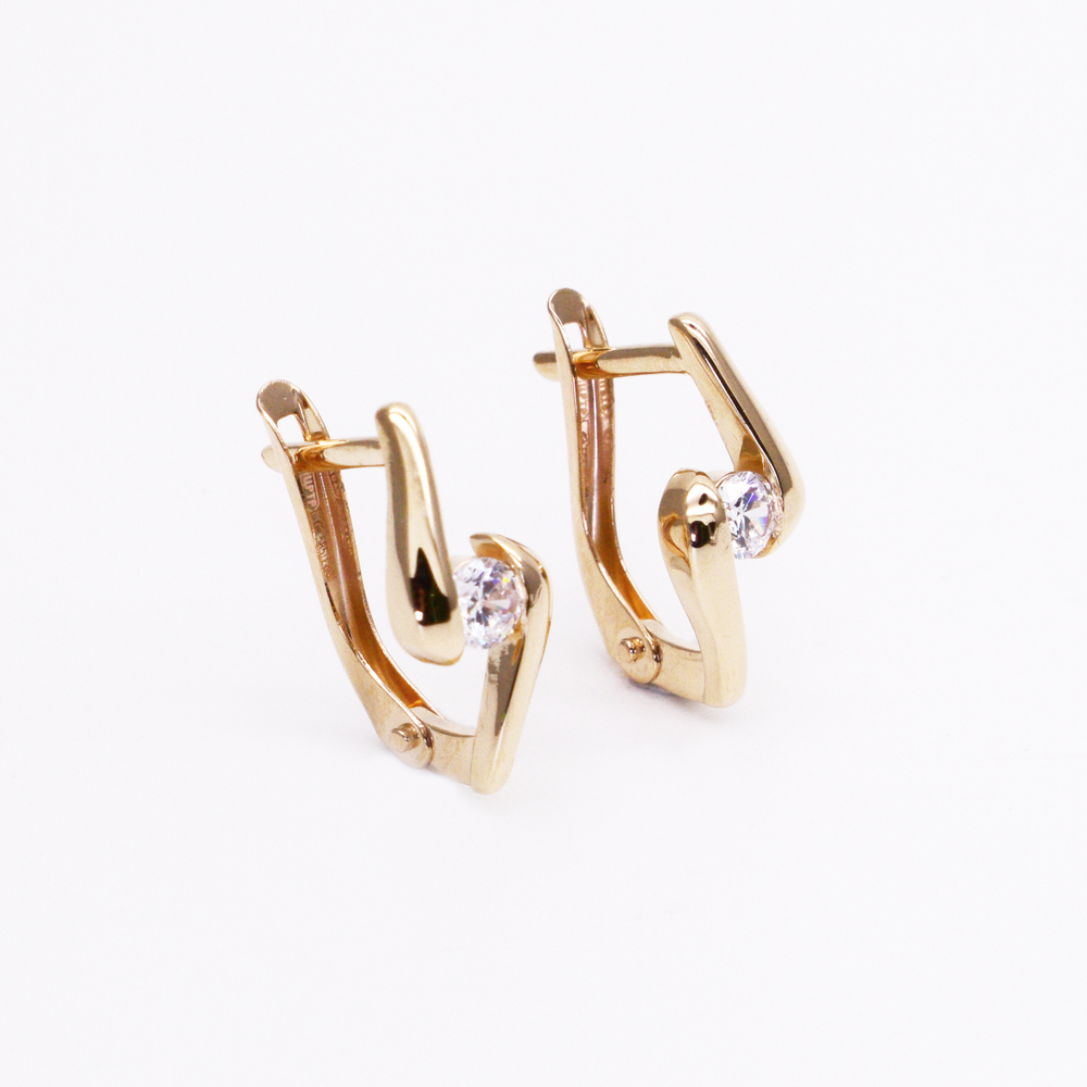 Серьги Изгиб