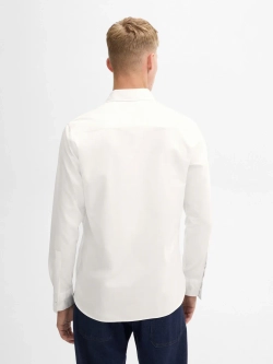 Massimo Dutti Рубашка из 100% хлопкового твила, белый