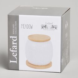 БАНКА LEFARD "MEADOW" С ДЕР.КРЫШКОЙ НА ДЕР.ПОДСТАВКЕ 10*11,5 СМ 600 МЛ