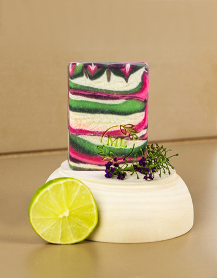 Мыло ручной работы "Лайм и вербена"