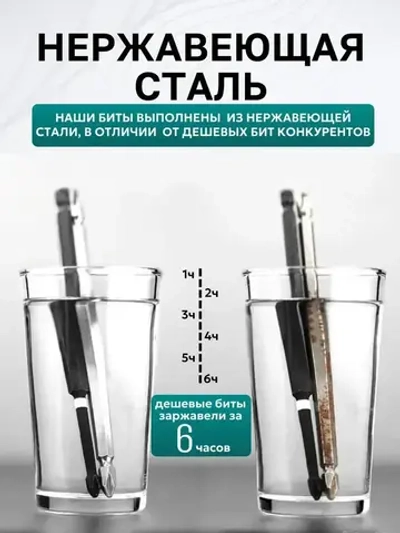 Биты торсионные ударные PH2x65мм,70мм,90мм