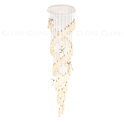 Люстра Cloyd ARGANA C60 / выс. 293 см - керамика - E14 - белый (арт.11240)