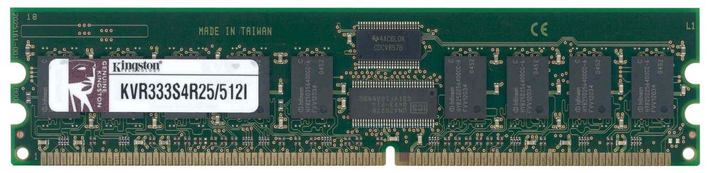 Оперативная память Kingston DDR333 512Mb REG ECC LP PC2700 KVR333S4R25/512