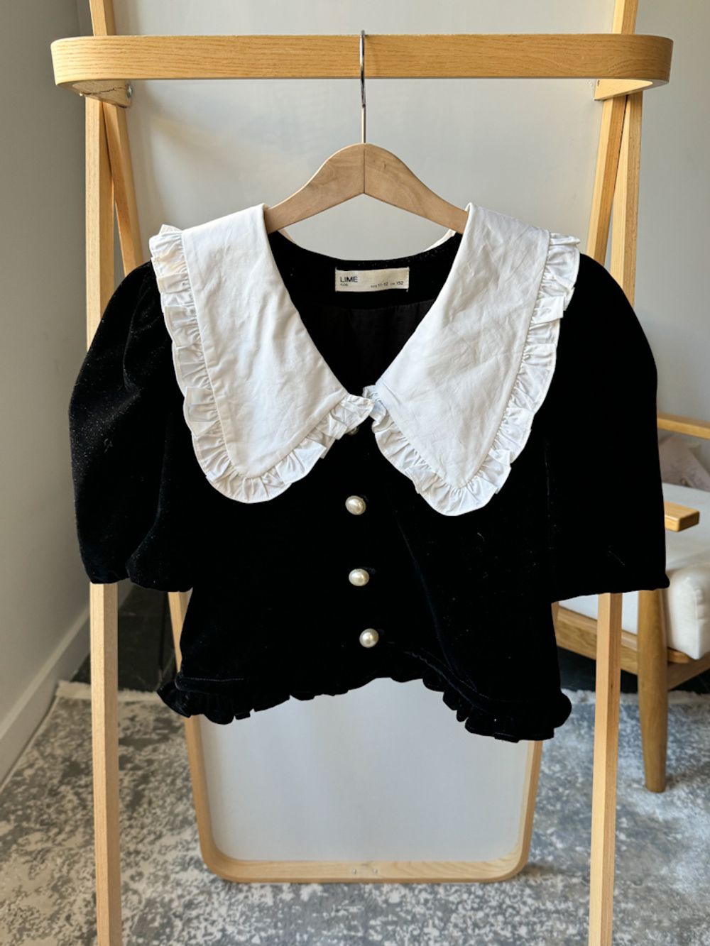 Бархатная блуза Lime, 152