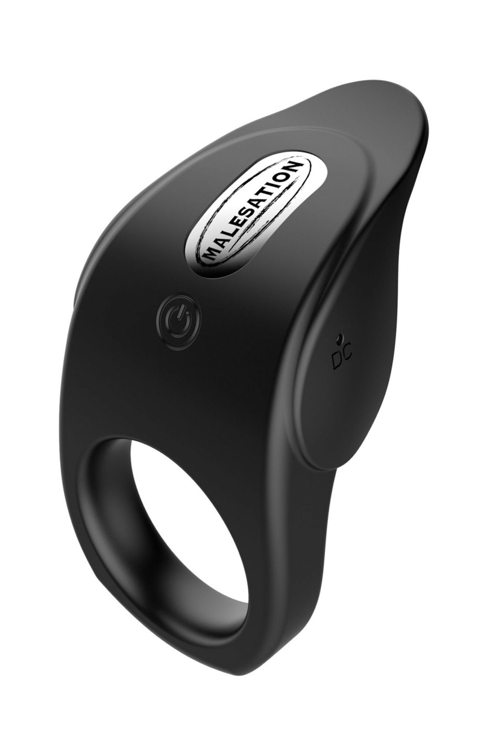 Черное эрекционное виброкольцо Vibro Lust Ring (Цвет: черный)