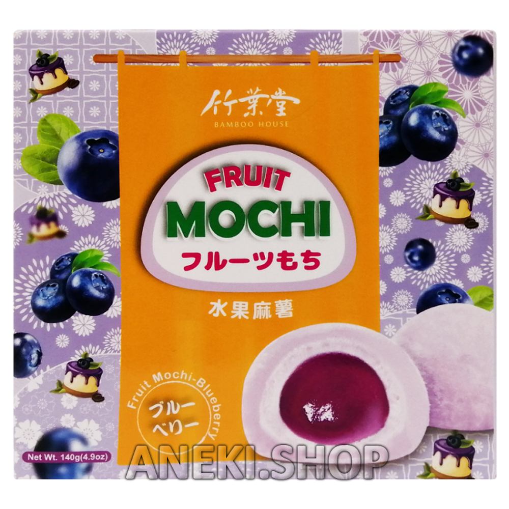 Моти со вкусом голубики 4 шт. 140 г Bamboo House Fruit Mochi