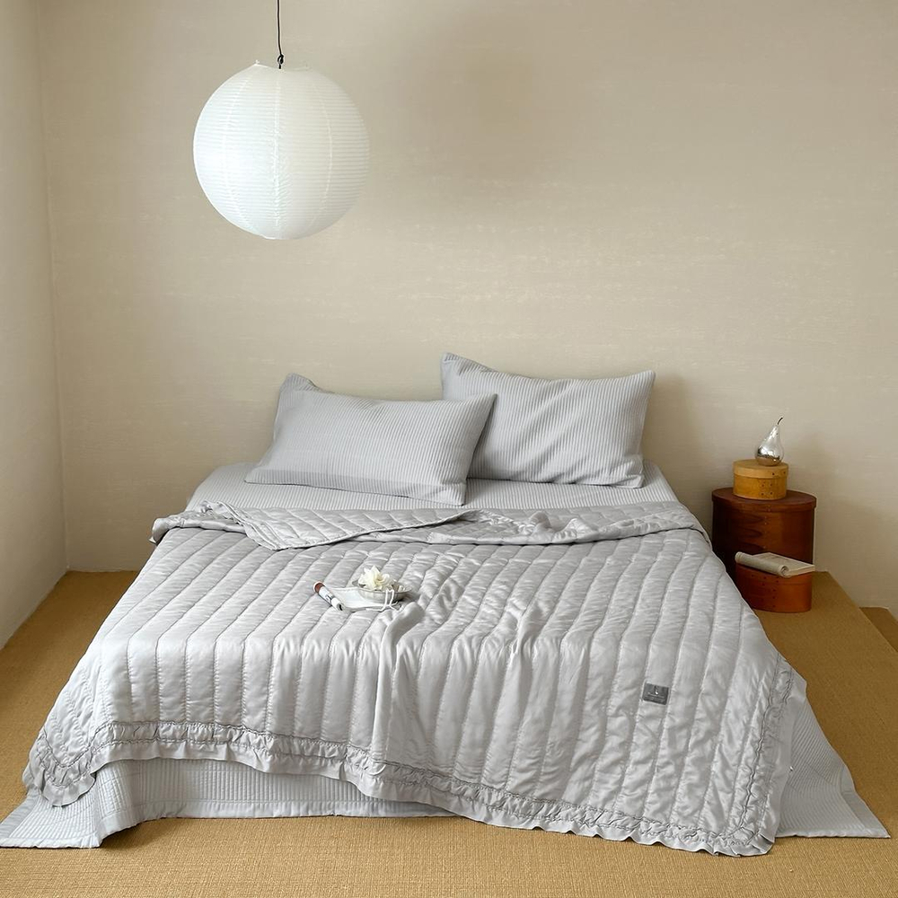 Покрывало Zephyr Home Тенсель 220x240 Серый