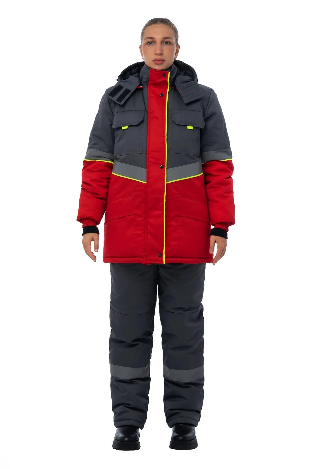 Костюм женский утепленный "Северная широта" куртка+полукомбинезон