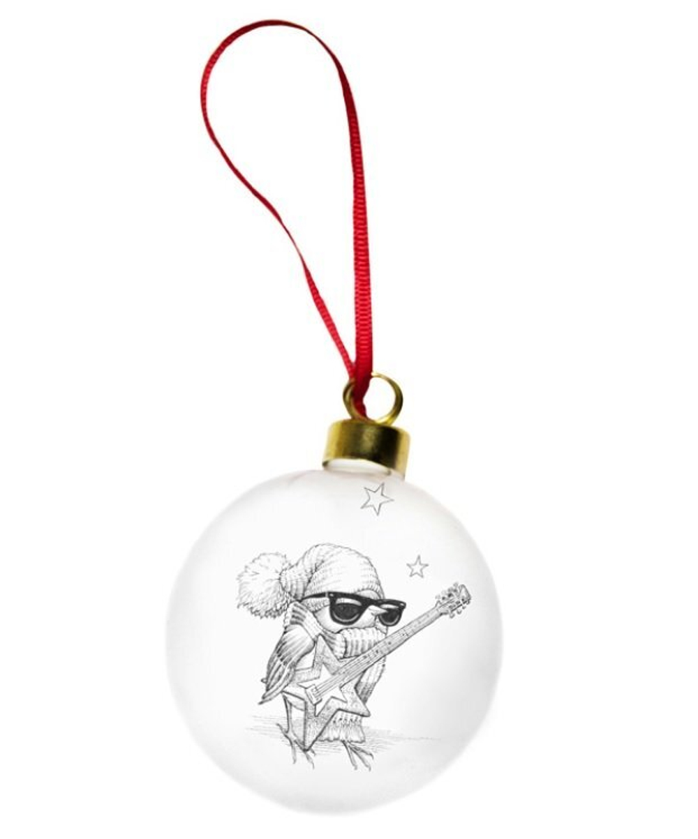 Шарик новогодний 8см Rory Dobner Rockin’ Robin