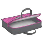 Папка с ручками 1 отделение, А4 Först "PAWsitive", 340*245*75мм, пластик, на молнии