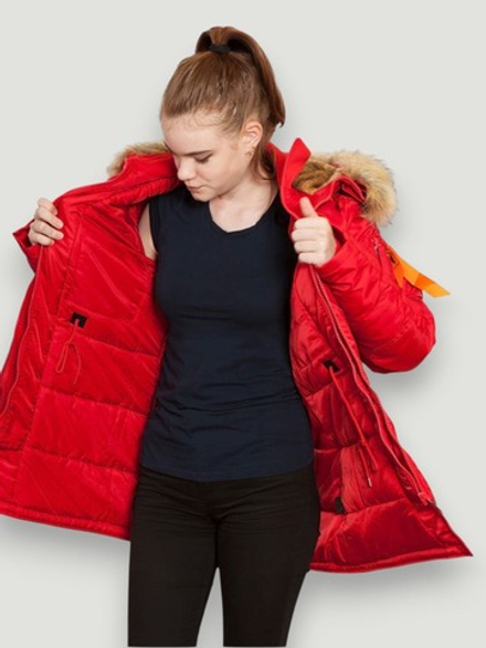 Куртка Аляска Женская - Apolloget Alaska Wmn 2020 (красная - flag red)