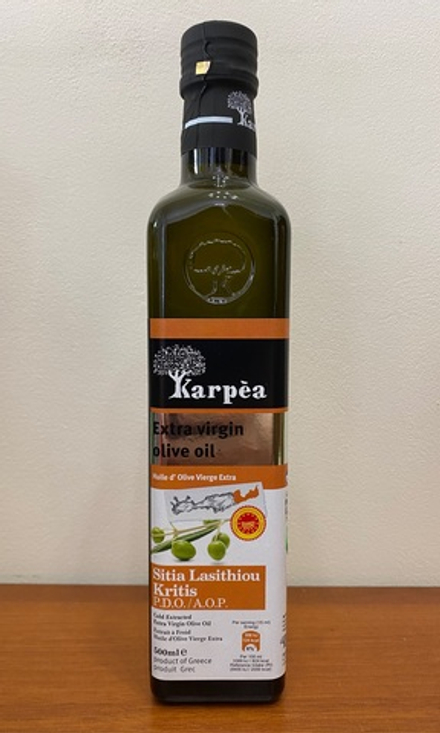 Оливковое масло  Karpea SITIA - LASITHI CRETE DOP Extra Virgin 0.5 л, Греция