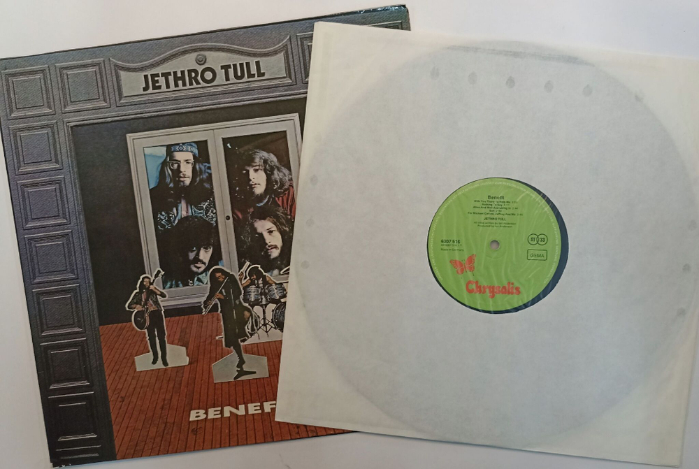 Винтажная виниловая пластинка Jethro Tull Benefit (Germany 1973)