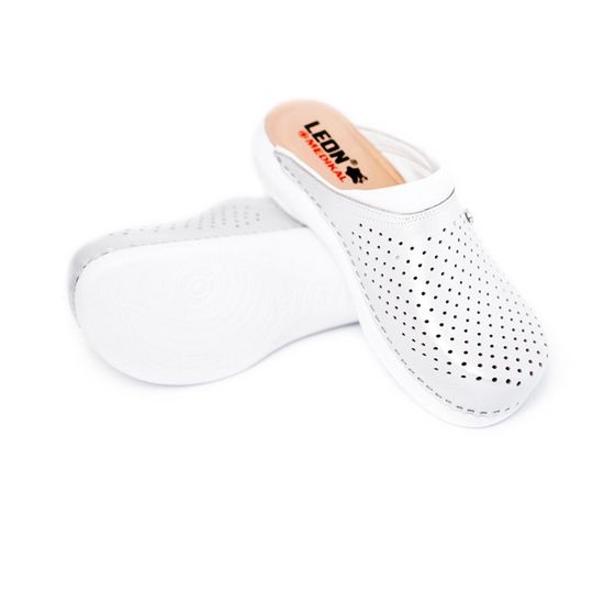 Сабо жен. "Leon" ортопедические (перламутр)