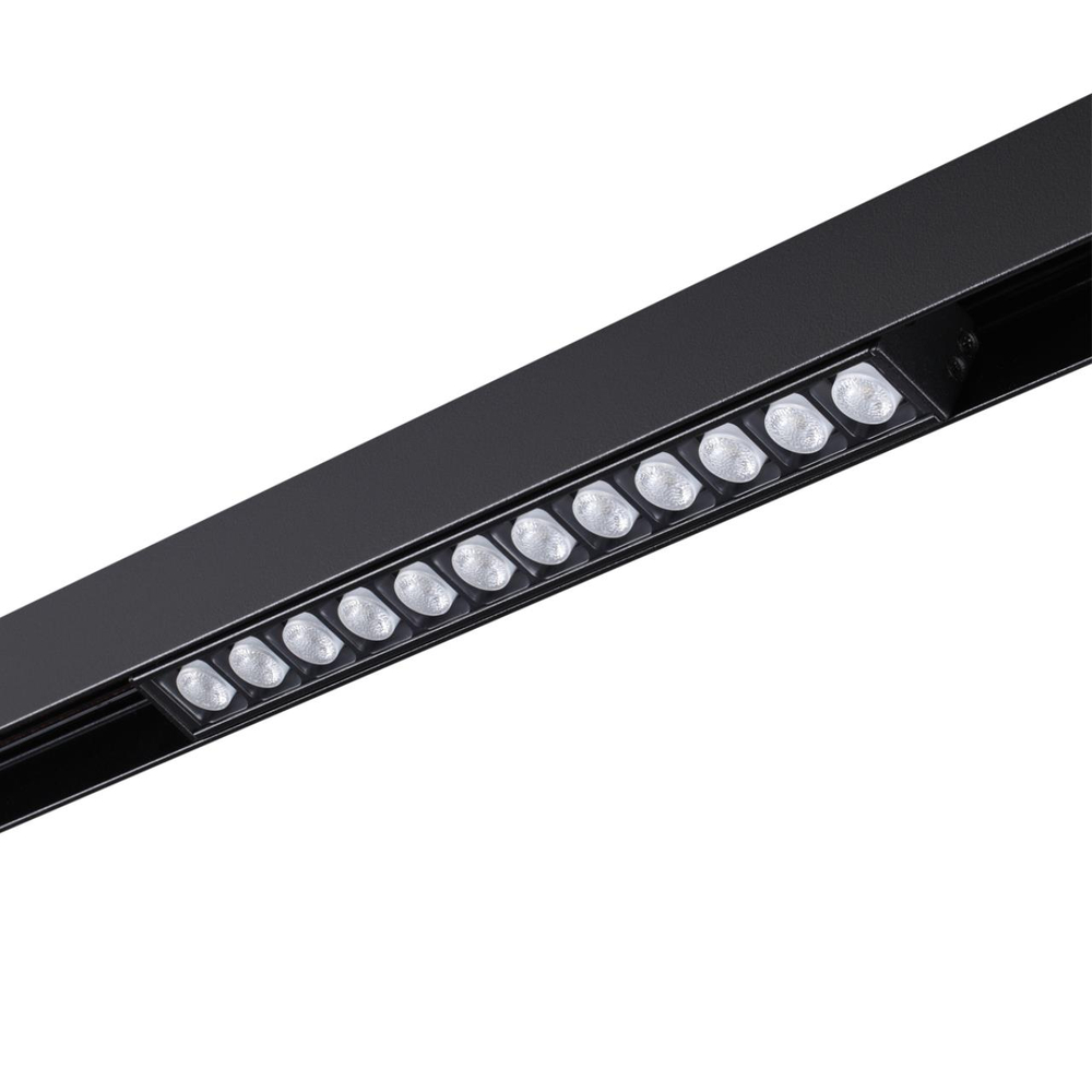 358418 SHINO NT20 152 черн Трековый светильник для низков. шинопровода IP20 LED 4000K 12W 48V FLUM