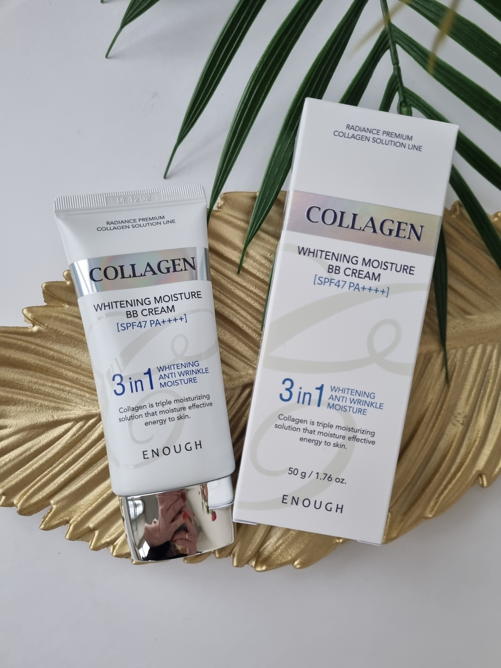 Enough Collagen 3 in1 Whitening Moisture BB крем с морским коллагеном SPF47 PA+++ 50г