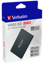 Внутренний SSD-накопитель Verbatim Vi550 S3 512 ГБ 2,5'' SATA III