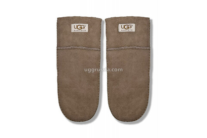 UGG Варежки Замшевые Женские Серые