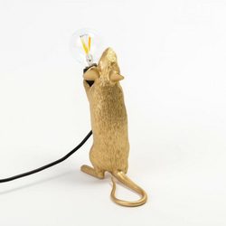 Настольная лампа Mouse Lamp Standing GOLD USB 15230