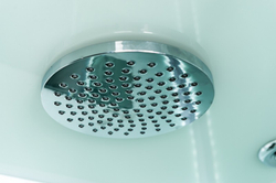 Душевая кабина Esbano (Эсбано) ES-L100CKR, с низким поддоном, с электрикой и LED освещением, 100х100х210