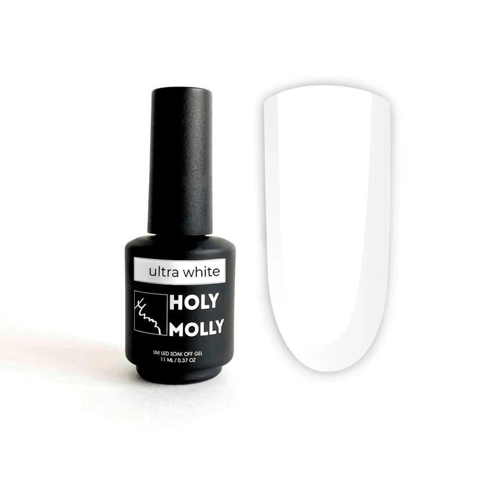 Holy Molly Гель-лак ULTRA WHITE (ультра белый), 11мл