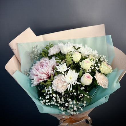 Микс с хризантемой