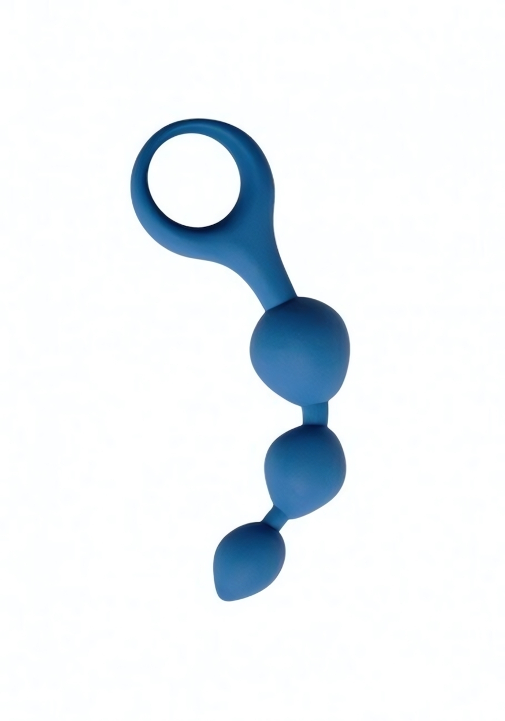 Анальные силиконовые шарики Moons (кобальт) (Цвет: кобальт)