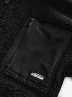 Куртка флисовая на молнии для мальчика Next B02-022, Черный