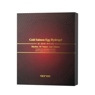 Ronas Маска гелевая на основе золота и экстракта икры лосося - Gold Salmon Egg Hydro Gel Mask, 25 г * 10 шт