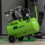 Компрессор безмаслянный малошумный МБ 1100/24,1100 Вт, 24 л, 170 л/мин Сибртех