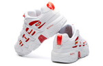 FILA Fila Heritage-FHTHeritage low-cut daddy shoes Women's White and red