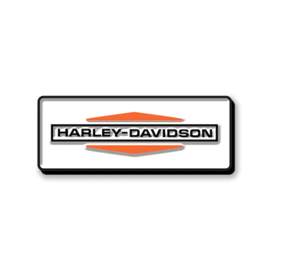 Значок Stacked Logo Enamel Harley-Davidson