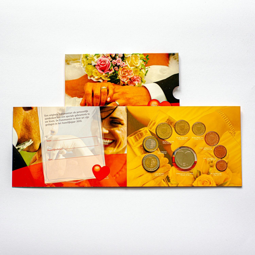 Netherlands 2010 Wedding Coin Set