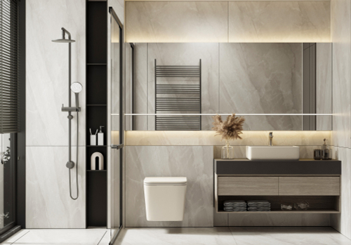 Унитаз ABBER Rechteck AC1201MBE подвесной светло-бежевый матовый, безободковый