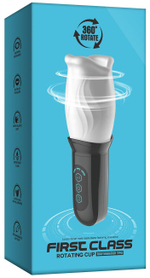 Автоматический ротационный мастурбатор (Цвет: прозрачный)