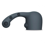 Серая утяжеленная насадка 9см для массажера Le Wand Curve LW-005