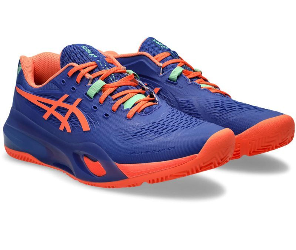 Мужские кроссовки для Падел Asics Gel-Resolution X Padel - dark cobalt/vivid coral